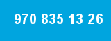 970 835 13 26 970 835 13 26